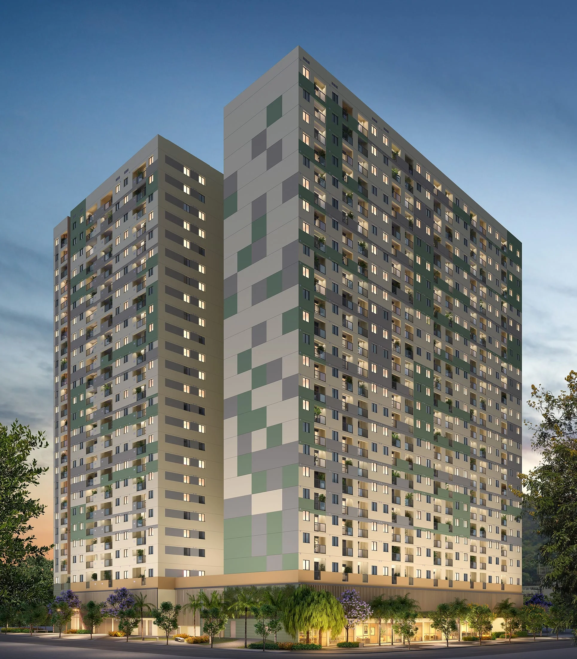 Fachada Caminhos da Guanabara